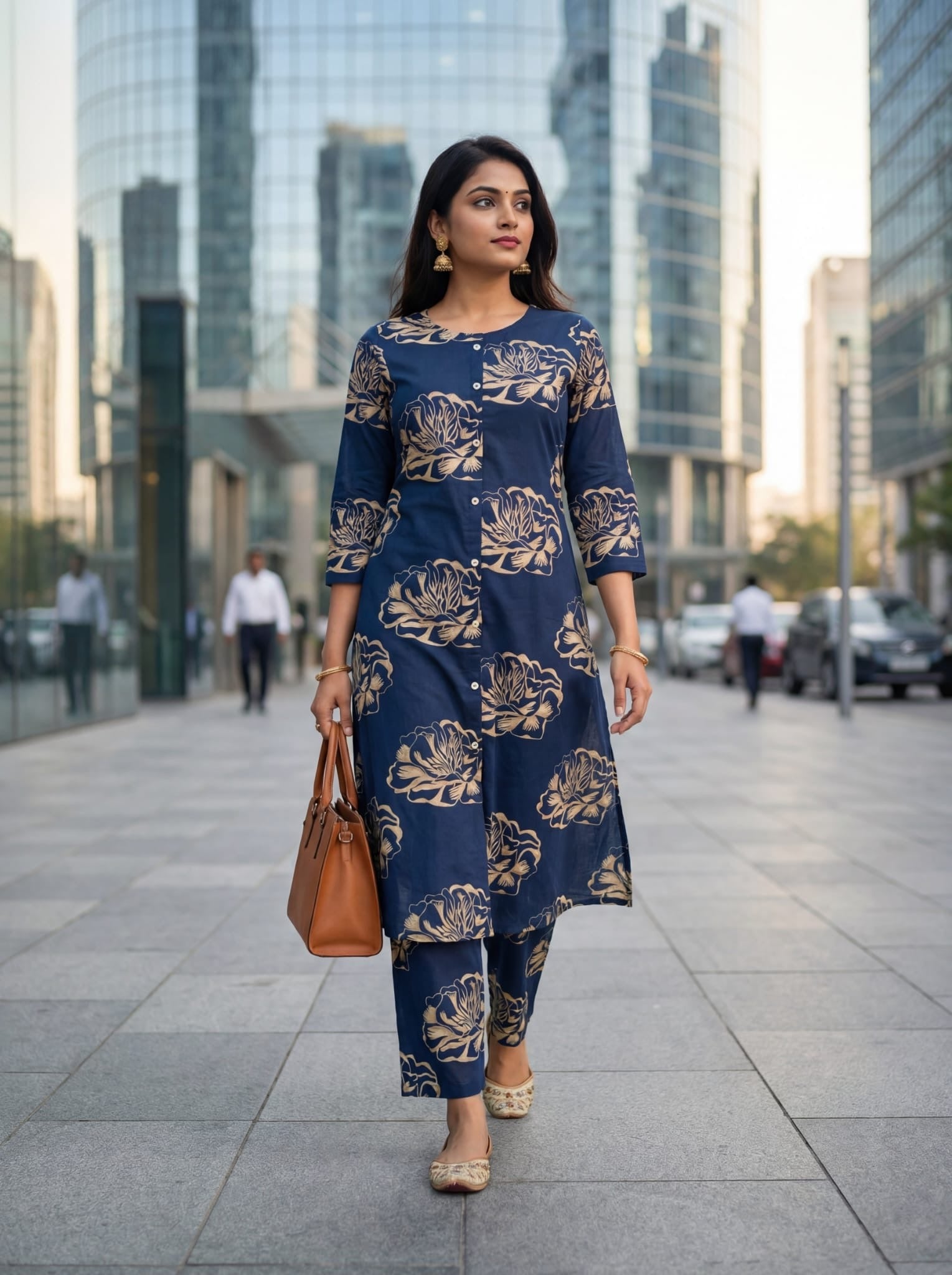 A-Line Kurti + PLAZZO
