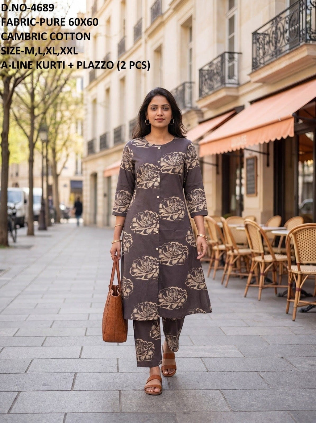 A-Line Kurti + Plazzo (2 PCS)