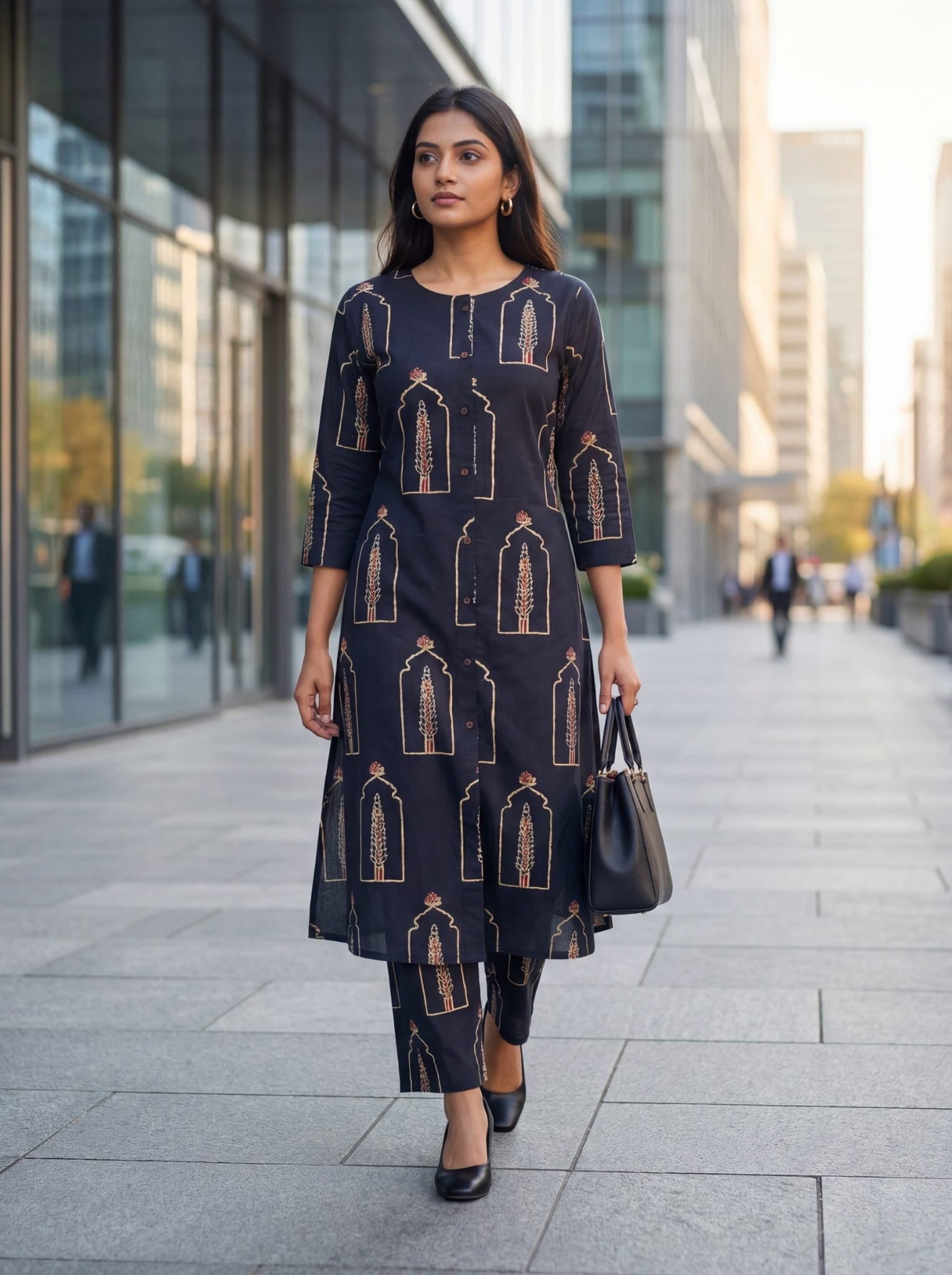 A-Line Kurti + PLAZZO (2pcs)