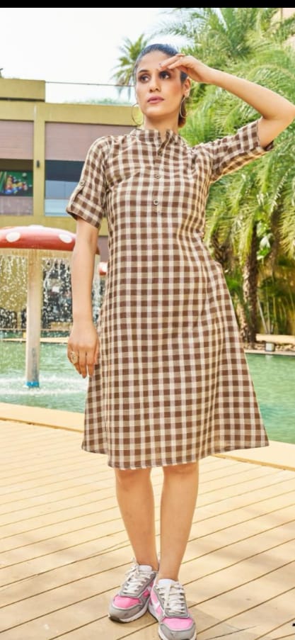 Short MiDi Style checks Print