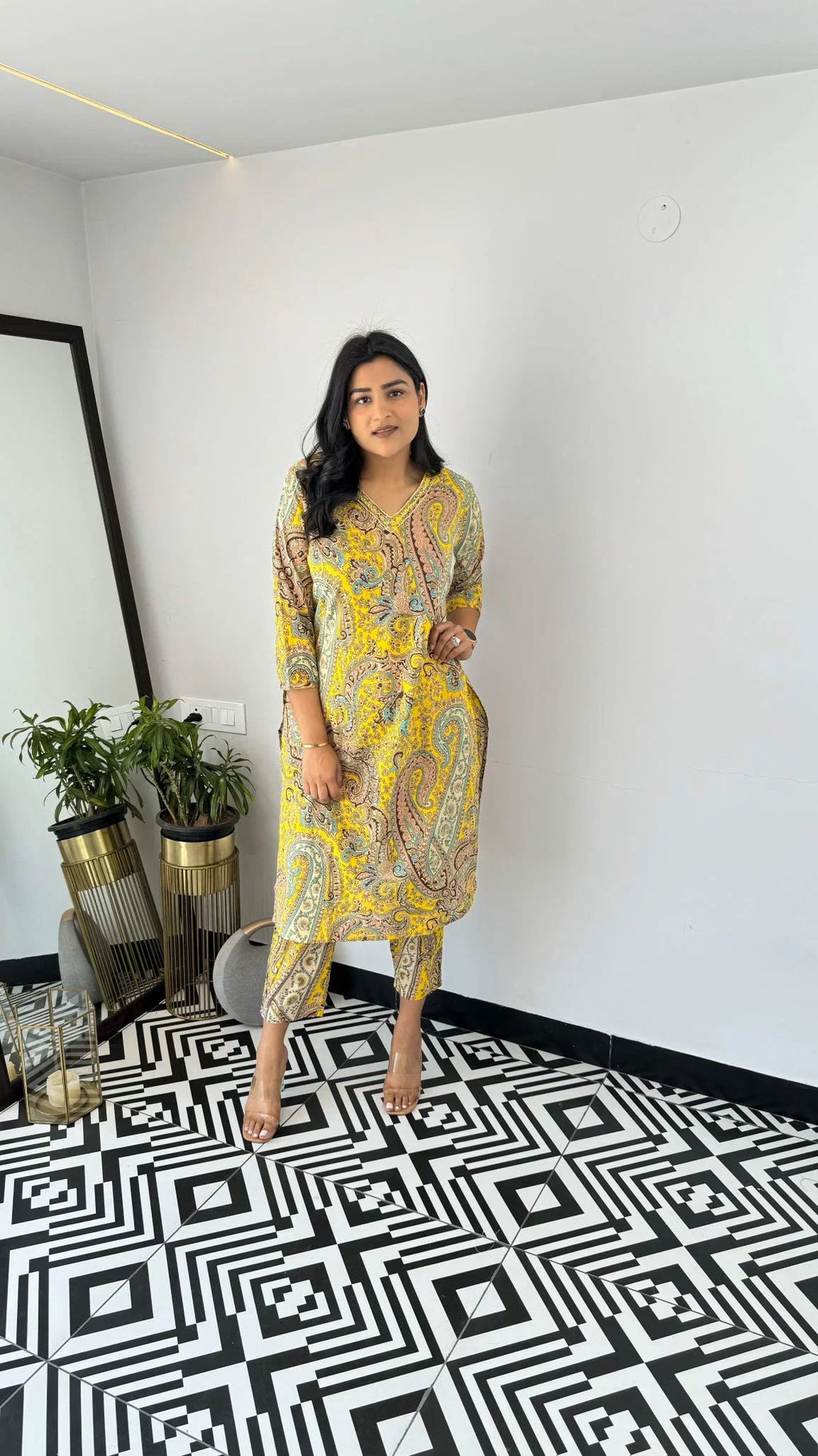 Dhruvi 456 Viscose Printed Kurti With Bottom